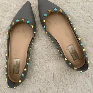 Valentino Rolling Rockstud Flats 8.5/9
